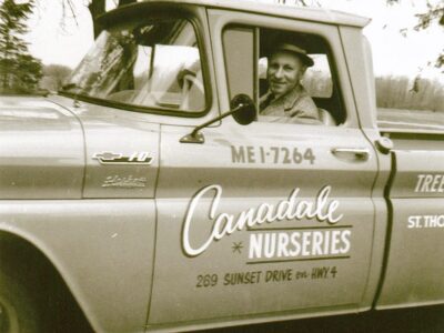 Bill Intven in Canadale Truck